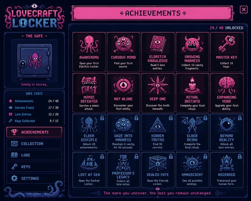Lovecraft Locker 任务推进 实机截图
